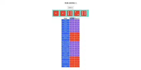 Yahtzee (JavaScript)